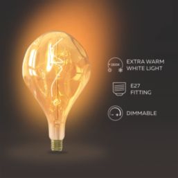 Calex XXL Organic Evo E27 Decorative LED Light Bulb Gold 300lm 6W