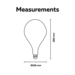 Calex XXL Organic Evo E27 Decorative LED Light Bulb Gold 300lm 6W