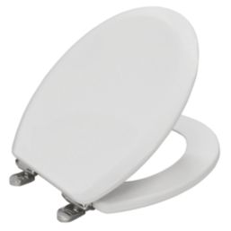 Bemis Elwood Soft-Close Toilet Seat Moulded Wood White