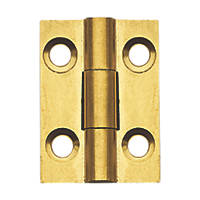 Self-Colour  Solid Drawn Butt Hinges 25 x 19mm 2 Pack