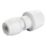 Hep2O  Plastic Push-Fit Reducing Keyless Coupler 15mm x 10mm