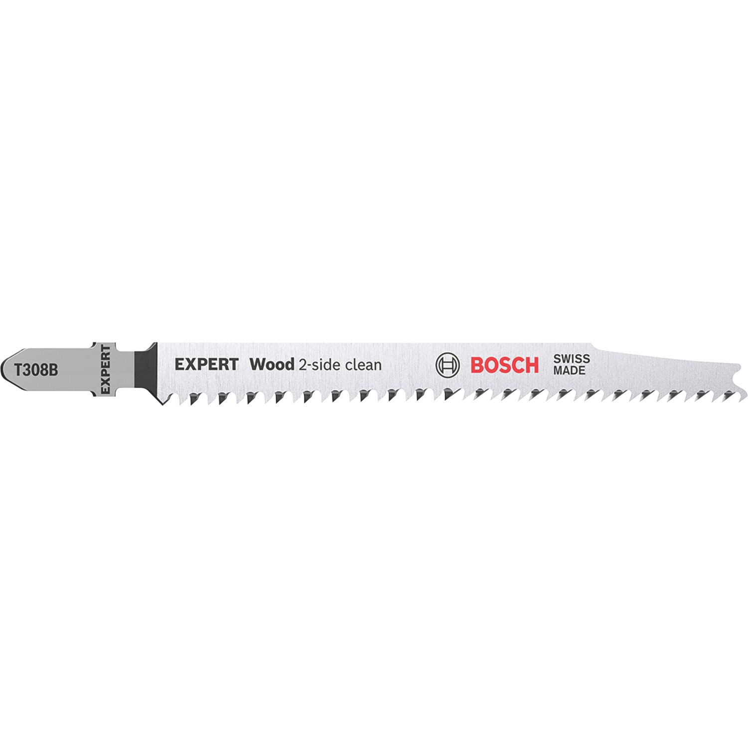 Bosch Expert T 308 B Wood 2-Side Jigsaw Blades 117mm 3 Pack (618RR)