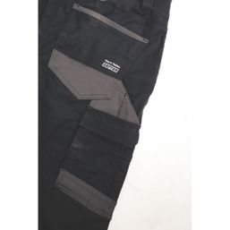 Hard Yakka Raptor Cuff Womens Work Trousers Black Size 12 30" L