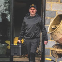 DEWALT Falmouth Hooded Sweatshirt Black Large 41-43" Chest