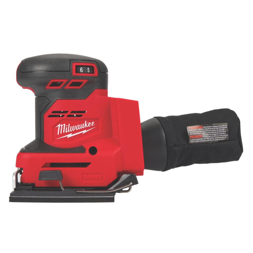 Milwaukee M18BQSS 0 18V Li Ion RedLithium Cordless Sheet Sander