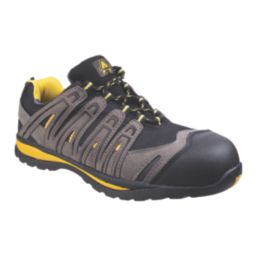 Amblers FS42C Size 12 Black Safety Trainers Screwfix