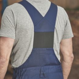 Site Stoian Bib & Brace Navy 2X Large 38" W 32" L