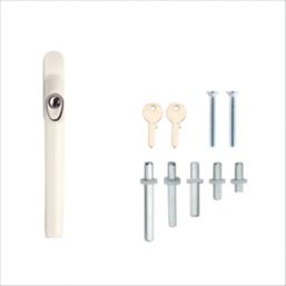 Smith & Locke Left & Right-Handed  Espagnolette Window Handle White