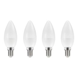 Essentials  E14 Candle LED Light Bulb  250lm 2.2W 4 Pack