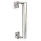 Smith & Locke Fire Rated Oval Pull Handle Satin Anodised Aluminium 20mm x 225mm