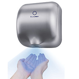 BlueDry Eco Dry High Speed Hand Dryer Brushed Steel 0.55-1.8kW