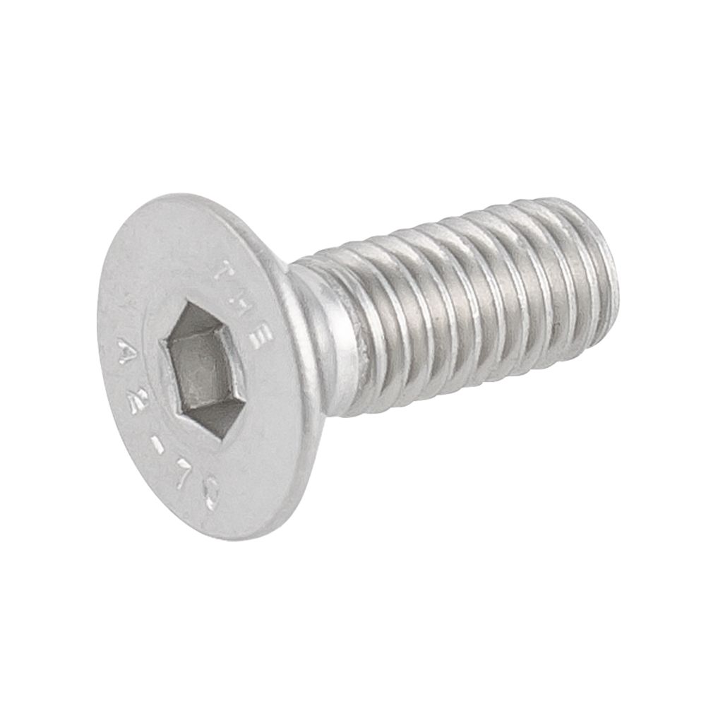 Easyfix Countersunk Head Socket Screws A2 Stainless Steel M6 x 16mm 50 Pack  - Screwfix