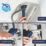 Grohe Dice Chrome 204mm Standard Lever Mono Basin Mixer Tap  With Clicker Waste