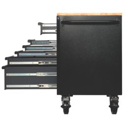 Bunker  10-Drawer Workbench Roller Tool Cabinet Grey