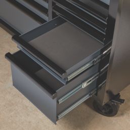 Bunker  10-Drawer Workbench Roller Tool Cabinet Grey