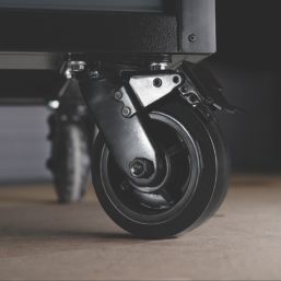 Bunker  10-Drawer Workbench Roller Tool Cabinet Grey