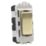 Knightsbridge  20AX Grid DP Control Switch Brushed Brass with LED