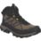 Hi-Tec Infuse Mid Size 8  Black / Brown Waterproof  Non Safety Work Boots