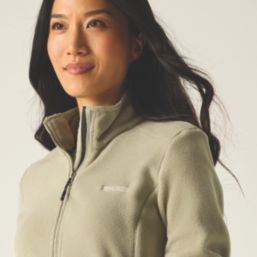 Regatta Floreo IV Full Zip Womens Fleece Parchment Size 14