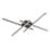 Eglo Vascella LED Square Ceiling Light Black 20W 2500lm