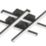 Eglo Vascella LED Square Ceiling Light Black 20W 2500lm