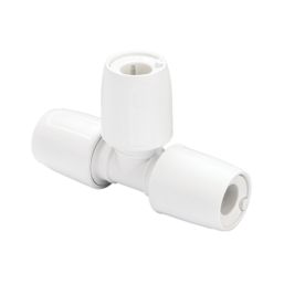 Hep2O  Plastic Push-Fit Equal Tees 10mm 10 Pack