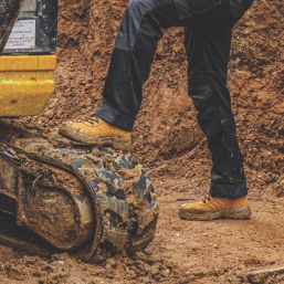 DEWALT Livingston Size 7  Wheat Waterproof Steel Toe Cap Safety Boots