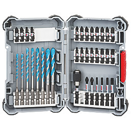 Bosch Pick & Click Multi-Material Drill Bit Set 35 Pieces