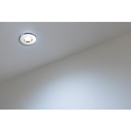 Knightsbridge  Fixed  IP65 GU10 Recessed Downlight Chrome