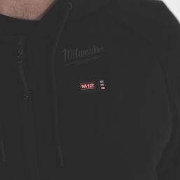 Milwaukee M12 HHBL4-0 12V Li-Ion RedLithium Heated Hoodie Black X Large 44" Chest - Bare