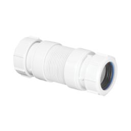 McAlpine Miniflex-1 Flexible Connector White 32mm x 125-175mm