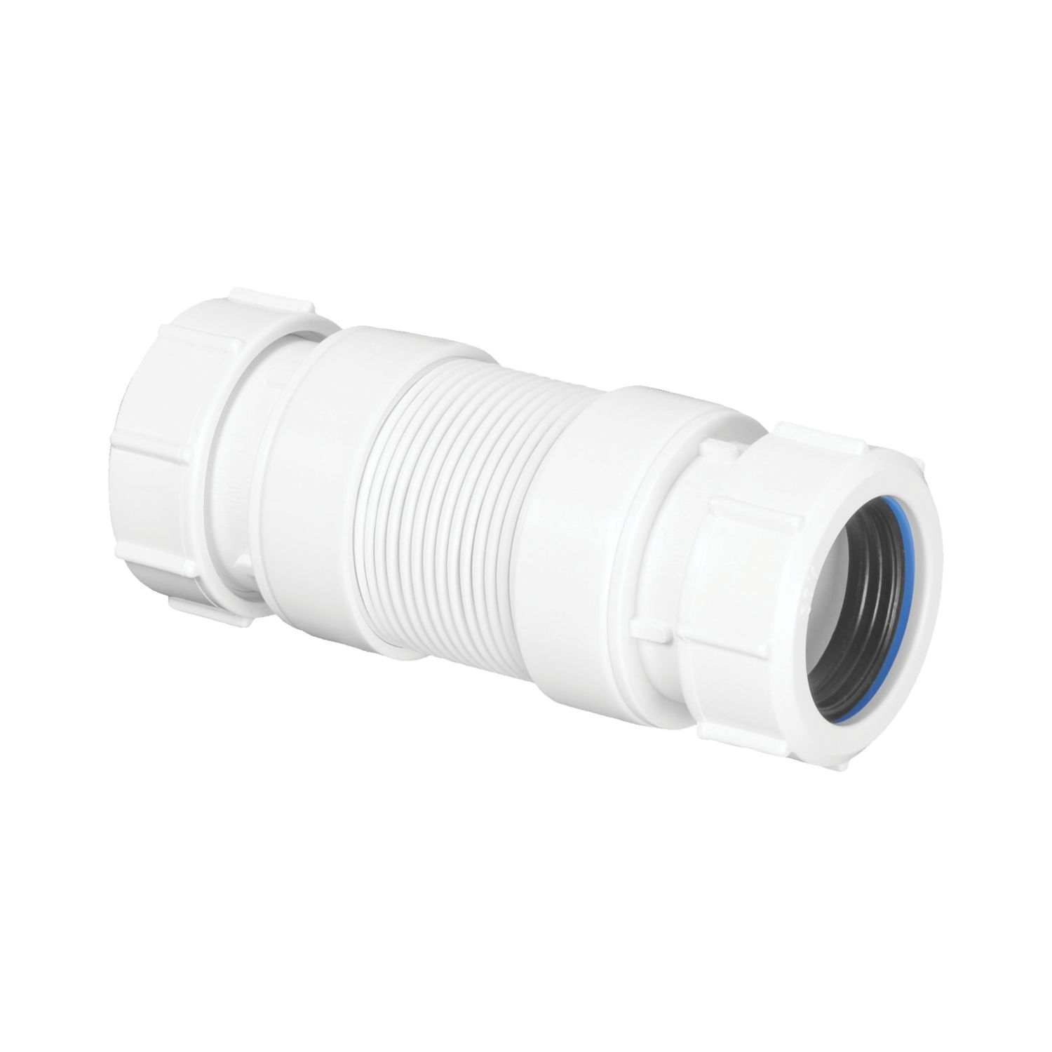 McAlpine Miniflex-1 Flexible Connector White 32mm x 125-175mm (619JG)