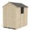 Forest  4' x 6' (Nominal) Apex Overlap Timber Shed with Base