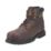 CAT Holton S3 Size 9  Brown Water-Resistant Steel Toe Cap Safety Boots