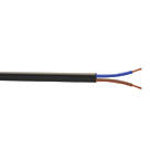 Time 2192Y Black 2-Core 0.75mm² Flexible Cable 25m Drum