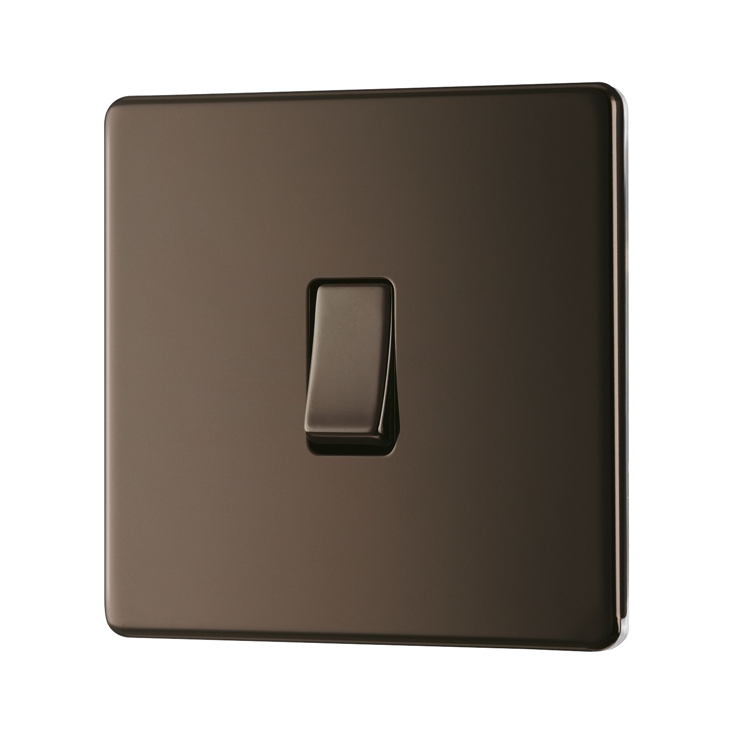 LAP 20A 16AX 1-Gang 2-Way Light Switch Black Nickel (619KJ)