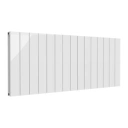 Reina Casina 600mm x 1420mm 5276BTU White Horizontal Aluminium Radiator