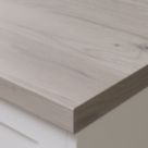 Wilsonart Gardenia Matt Grey Wood Effect Laminate Worktop 3000mm x 600mm x 38mm