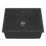 Carysil EN500-BK 1 Bowl Granite Composite Kitchen Sink Black 530mm x 460mm