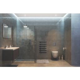 Towelrads 795mm x 500mm 1283BTU Anthracite Flat Designer Towel Radiator