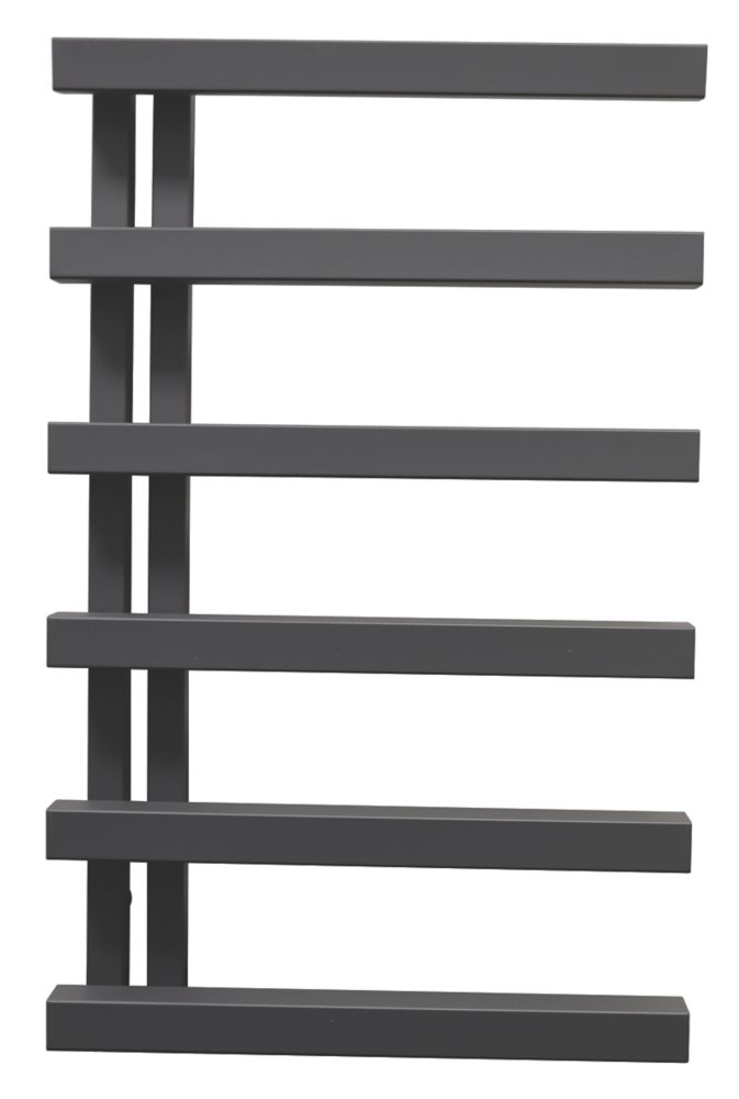 Towelrads 795mm x 500mm 1283BTU Anthracite Flat Designer Towel Radiator