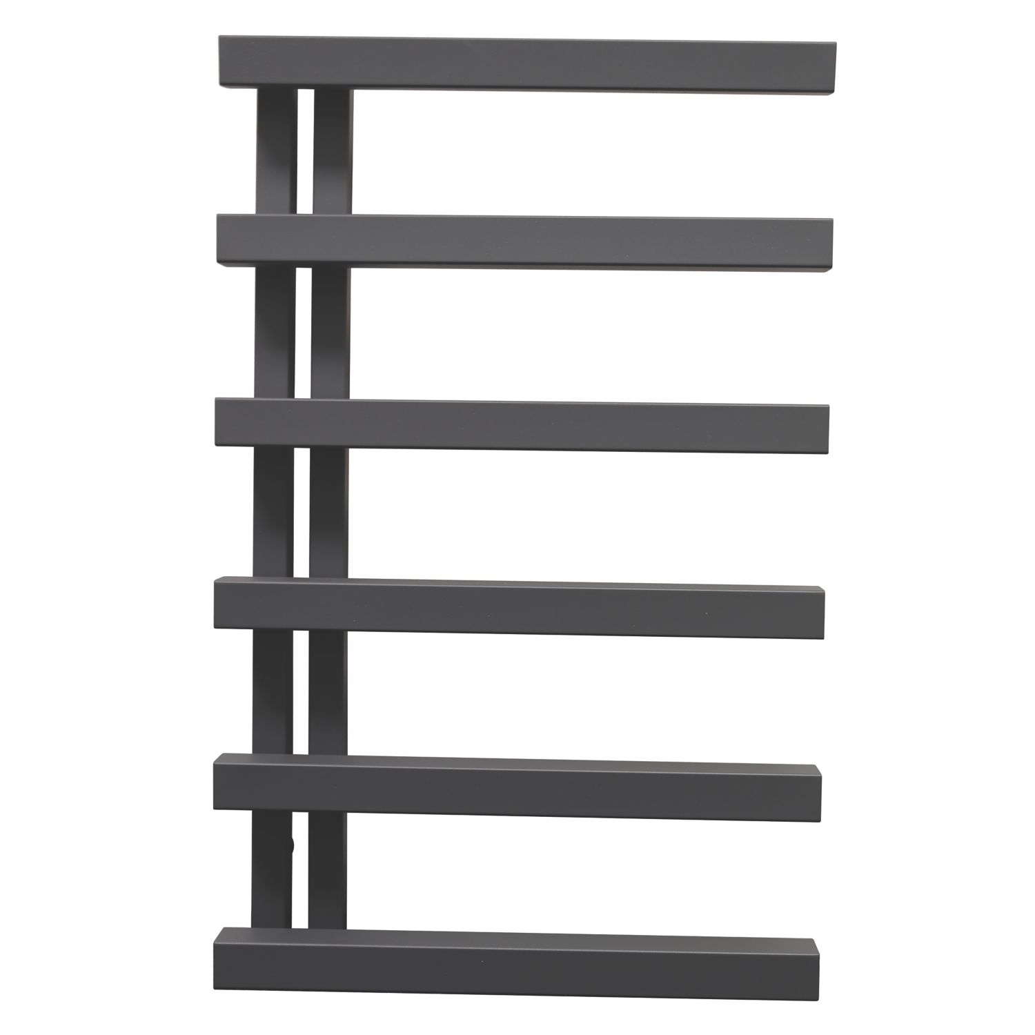 Towelrads 795mm x 500mm 1283BTU Anthracite Flat Designer Towel Radiator (619RY)