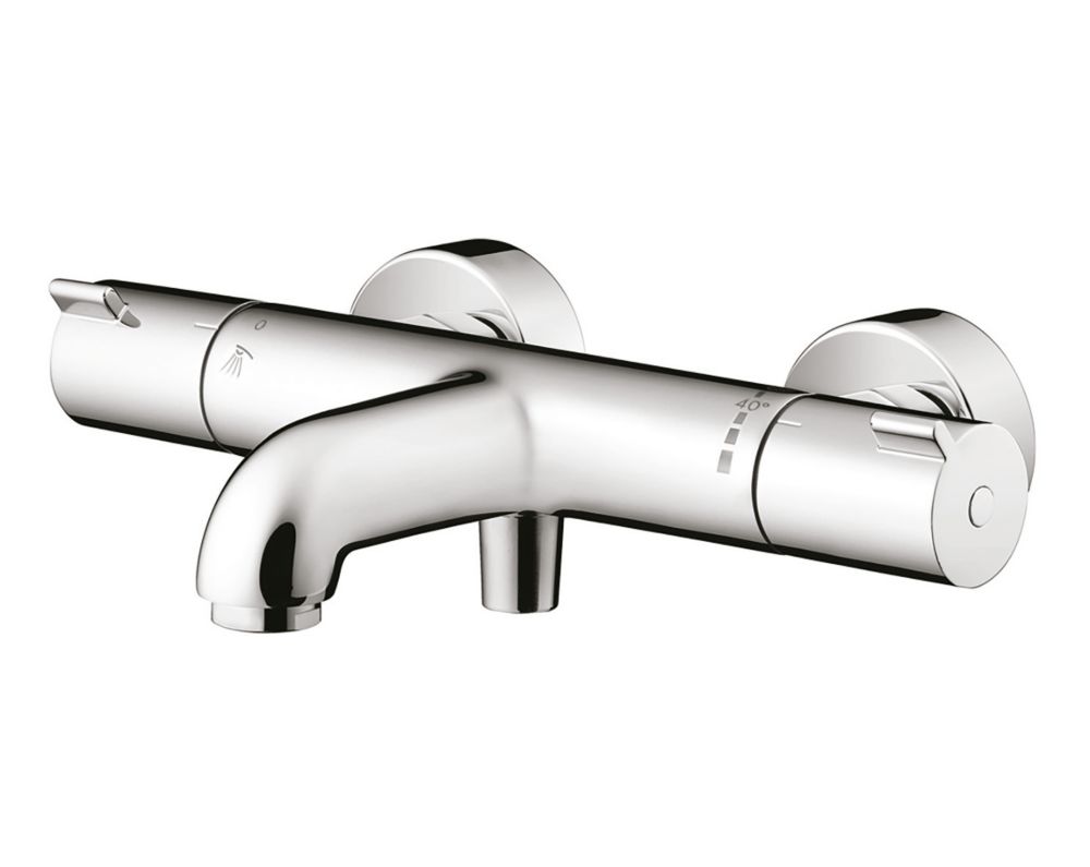 Hansgrohe MyFox WallMounted Thermostatic Bath Shower Mixer Chrome