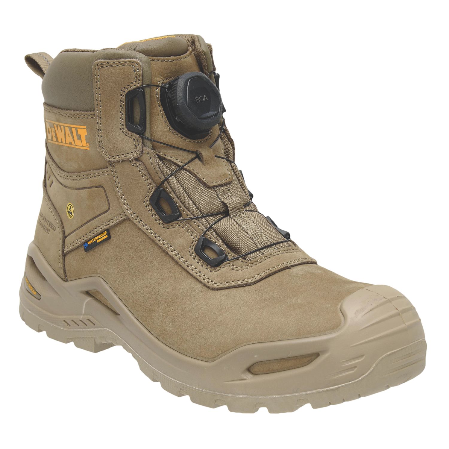 DEWALT Lander BOA Size 12 Stone Waterproof Safety Boots (619VN)