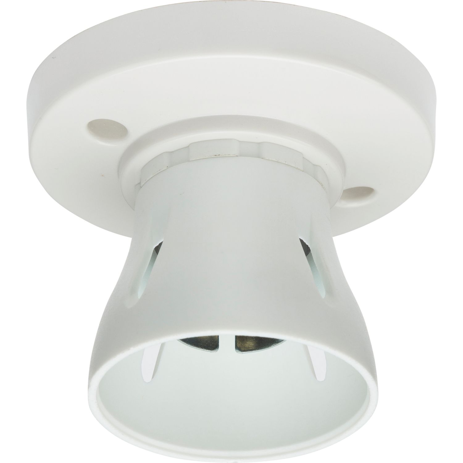 Knightsbridge Straight HO Batten Lampholder Skirt Light Fitting B22 2.95" 10 Pack (619YA)