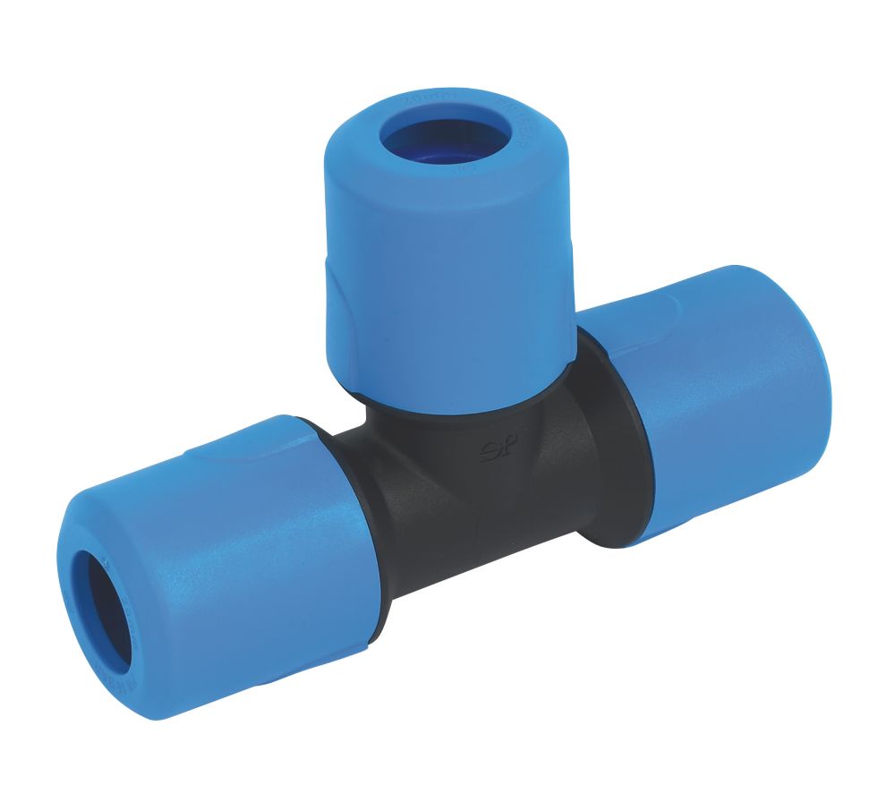 JG Speedfit MDPE Equal Tee 32mm x 32mm x 32mm