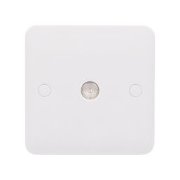 Schneider Electric Lisse 1-Gang Coaxial TV Return Socket White