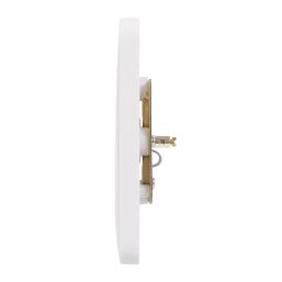 Schneider Electric Lisse 1-Gang Coaxial TV Return Socket White