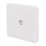 Schneider Electric Lisse 1-Gang Coaxial TV Return Socket White