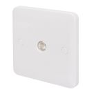 Schneider Electric Lisse 1-Gang Coaxial TV Return Socket White